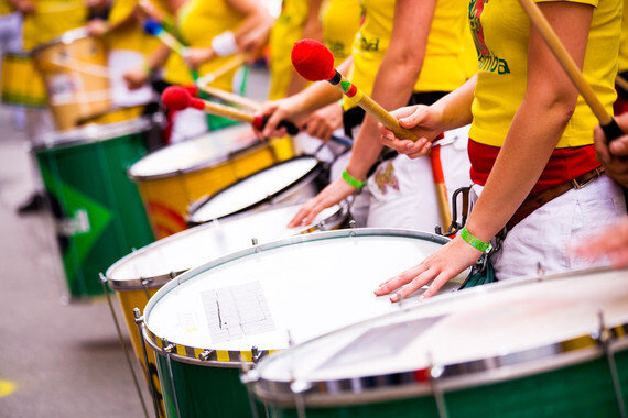 Scenes of Samba Festival - carnival in Coburg, Germany